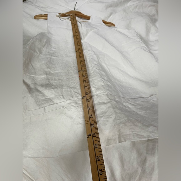 Emerson Fry Cream/White Linen Tank Top - Picture 5 of 7